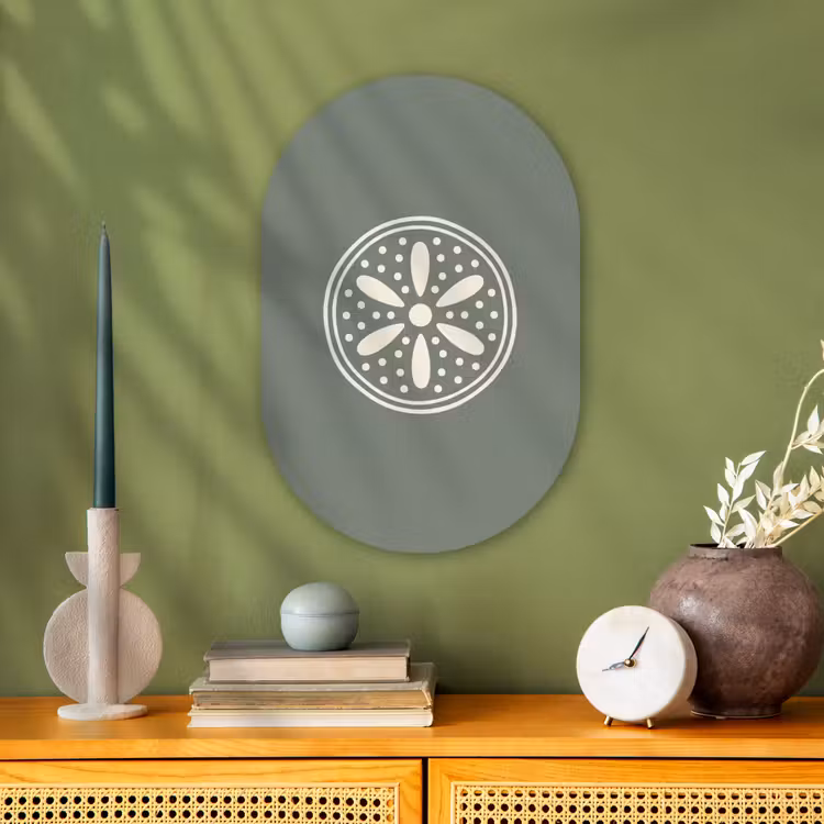 Forexbild Oval - Muster – Kreis – Abstrakt – Grün – Dekoration — 3