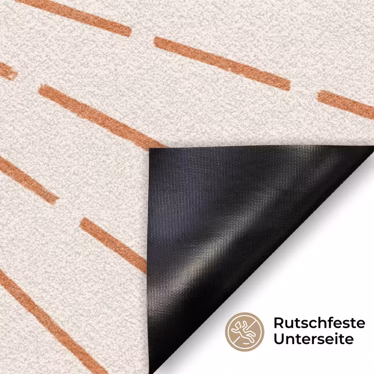 Fußmatte - Sonne – Strahlen – Abstrakt – Terrakotta – Modern — 6