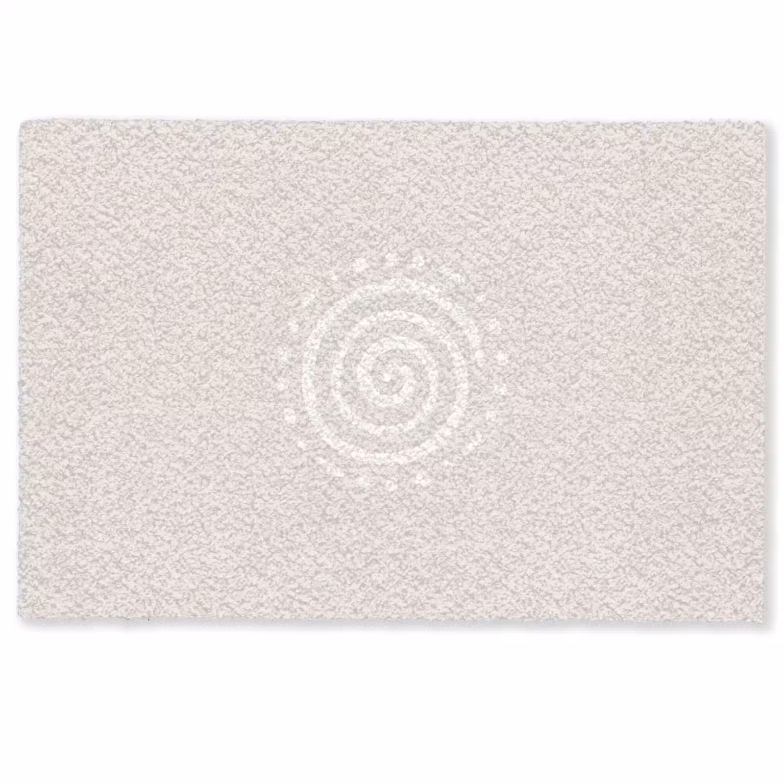 Fußmatte - Symbol – Spirale – Abstrakt – Minimalistisch – Beige — 1