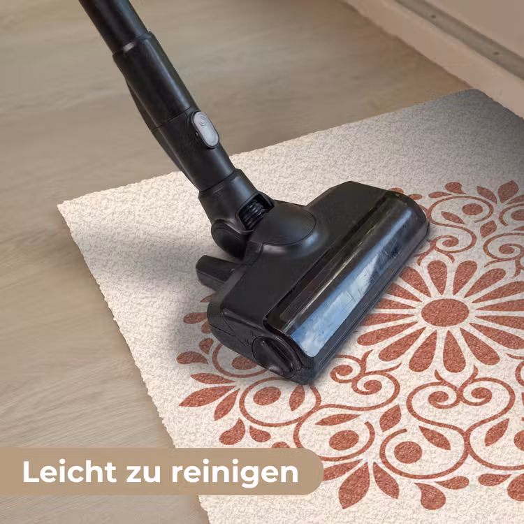Fußmatte - Dekoration – Kreis – Symmetrisch – Modern – Rotbraun — 9