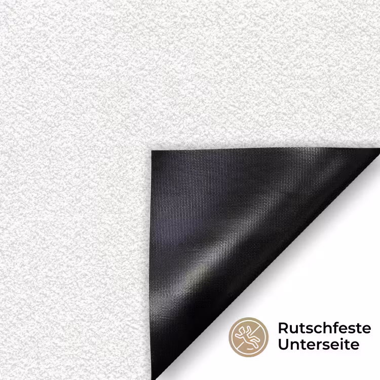 Fußmatte - Kranz – Blätter – Natur – Minimalistisch – Grau — 6