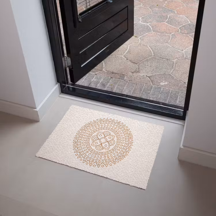 Fußmatte - Mandala – Geometrisch – Abstrakt – Orientalisch – Braun — 4