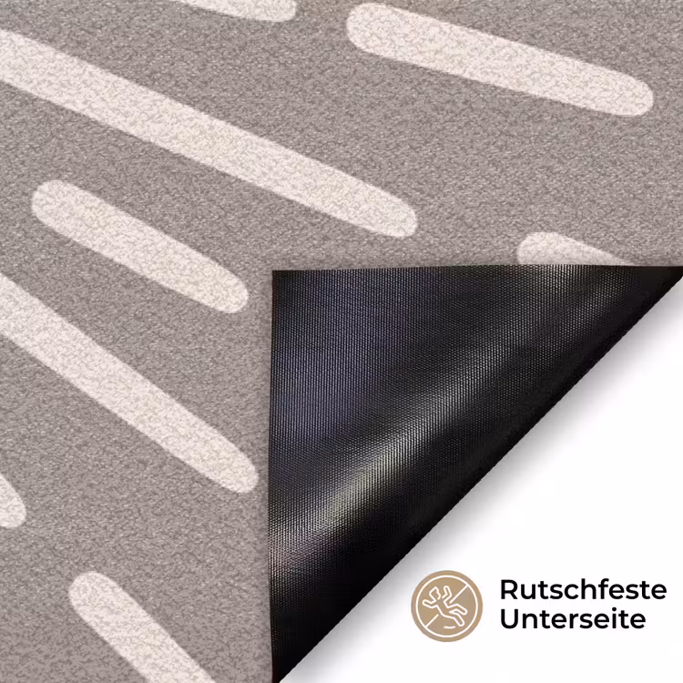 Fußmatte - Muster – Strahlen – Abstrakt – Modern – Grau — 6