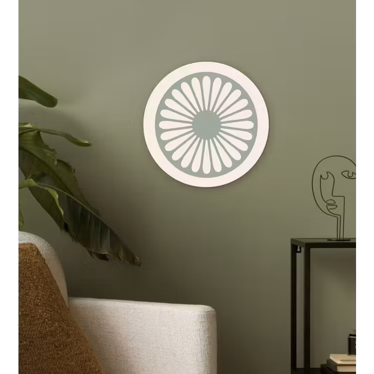 Forexbild Rund - Zusammenfassung – Muster – Radial – Modern – Grün — 3