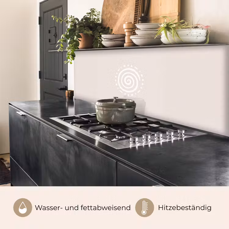 Küchenrückwand - Symbol – Spirale – Abstrakt – Minimalistisch – Beige — 5