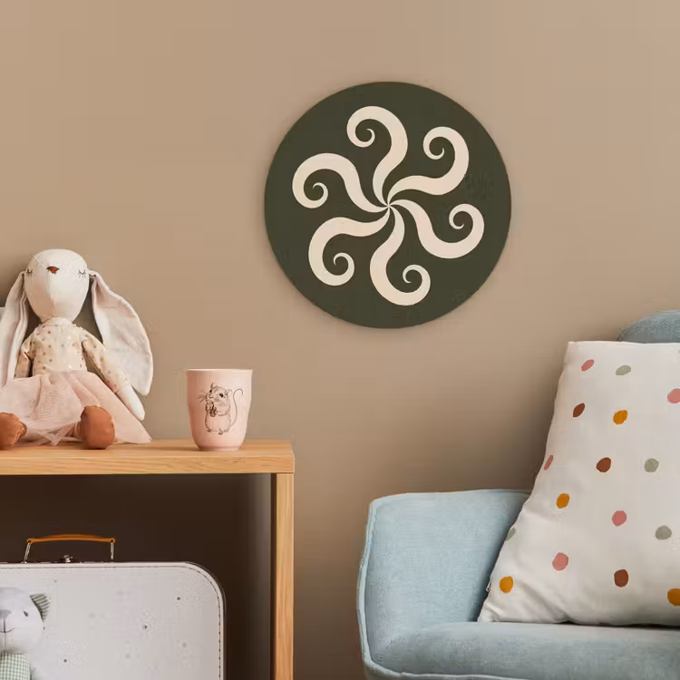 Forexbild Rund - Muster – Spirale – Abstrakt – Modern – Grün — 5