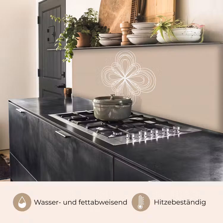 Küchenrückwand - Muster – Linien – Abstrakt – Minimalistisch – Beige — 5