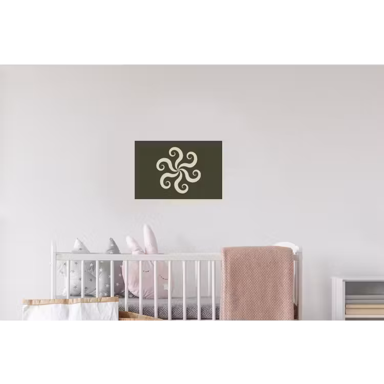Wandtattoo – Muster – Spirale – Abstrakt – Modern – Grün — 5