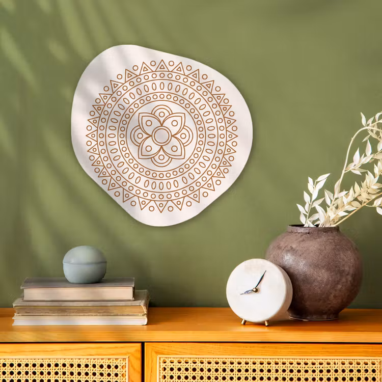 Forexbild Organische Form - Mandala – Geometrisch – Abstrakt – Orientalisch – Braun — 2