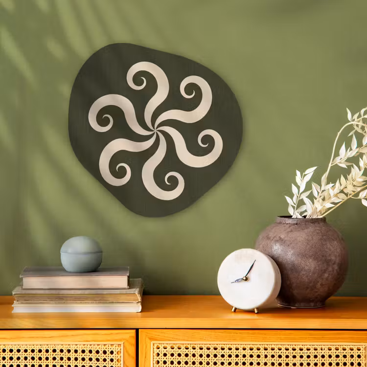 Forexbild Organische Form - Muster – Spirale – Abstrakt – Modern – Grün — 2