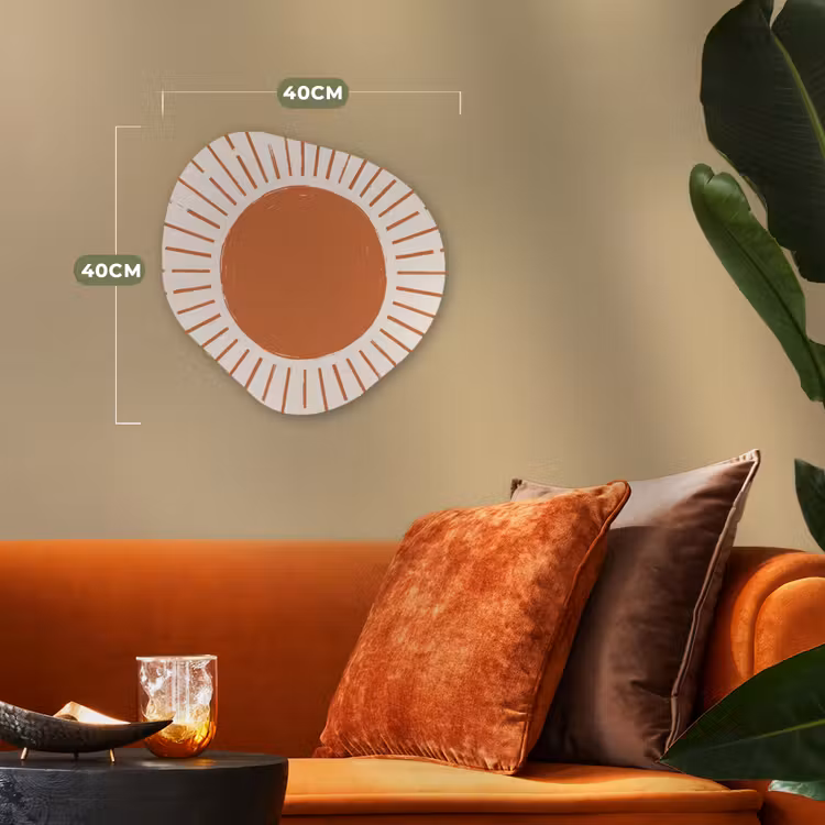 Forexbild Organische Form - Sonne – Strahlen – Abstrakt – Terrakotta – Modern — 4
