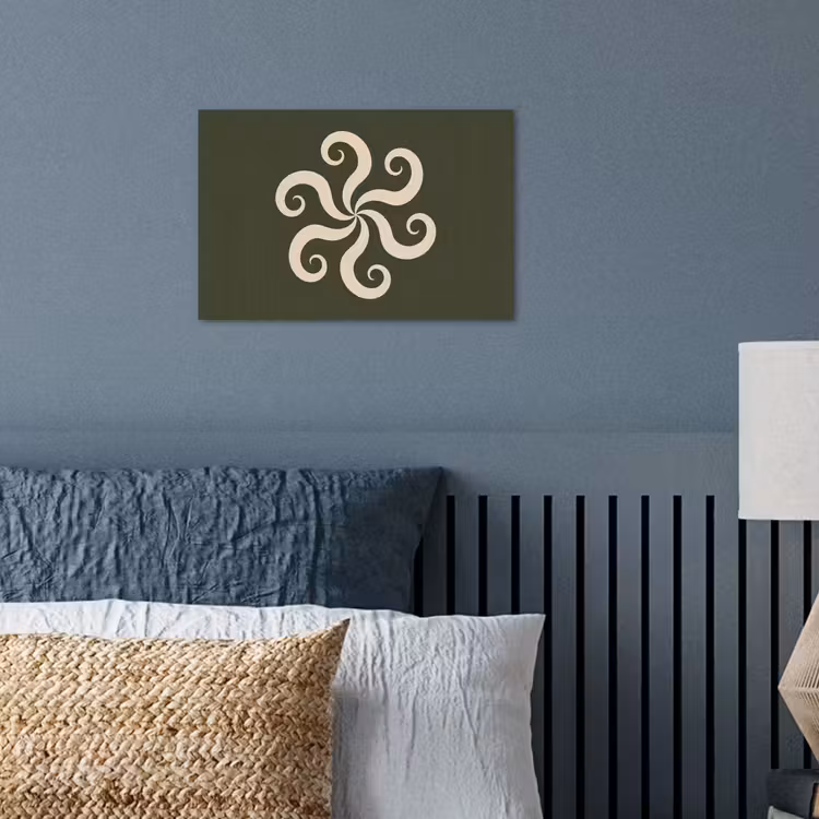 Poster - Muster – Spirale – Abstrakt – Modern – Grün — 3