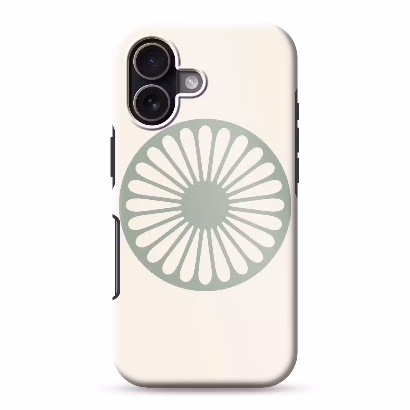 Handyhülle Toughcase - Zusammenfassung – Muster – Radial – Modern – Grün — 1