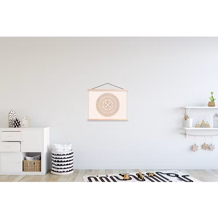 Stoffbild - Mandala – Geometrisch – Abstrakt – Orientalisch – Braun — 2