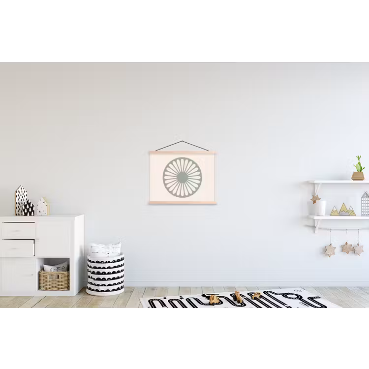 Stoffbild - Zusammenfassung – Muster – Radial – Modern – Grün — 2