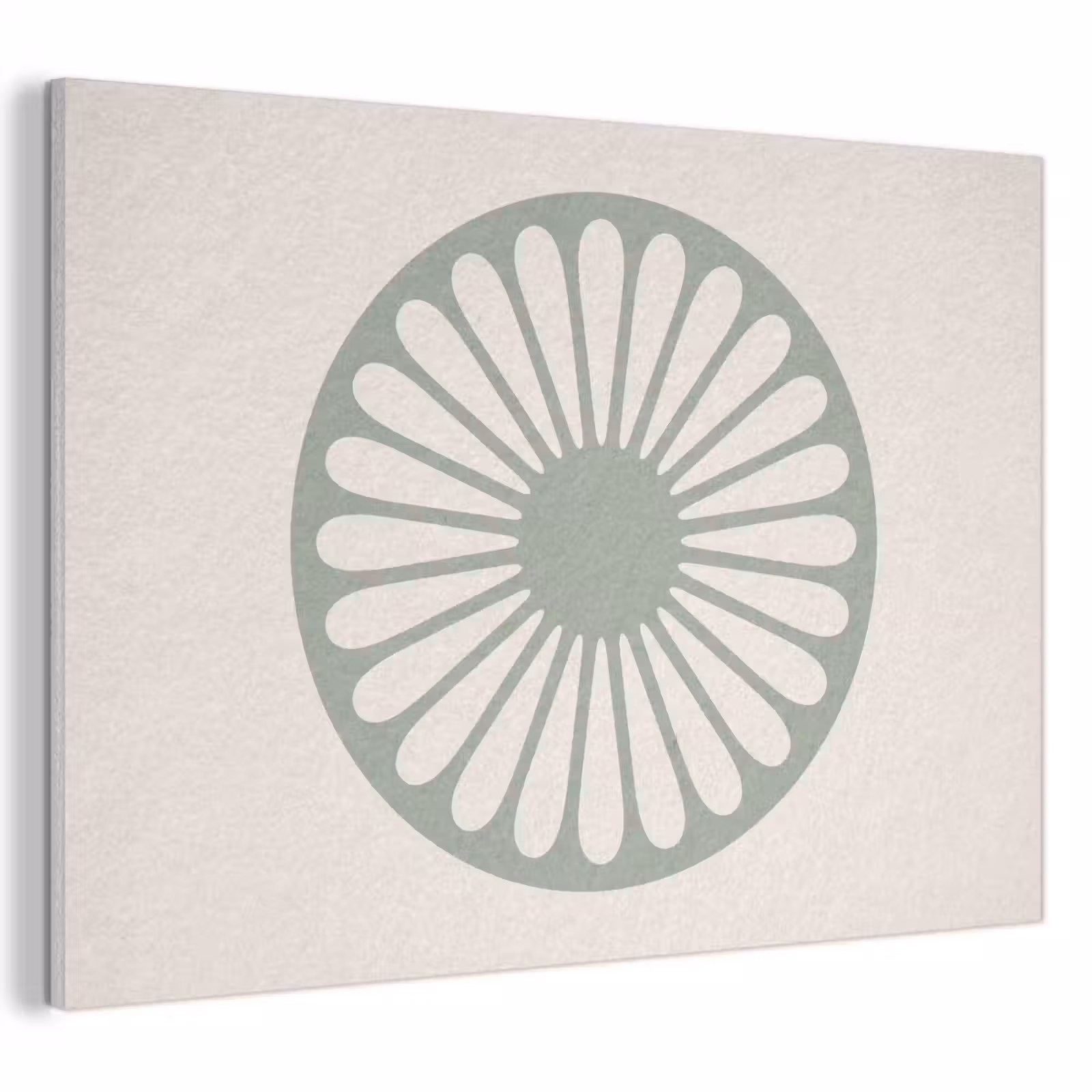 Akustikbild - Zusammenfassung – Muster – Radial – Modern – Grün — 1