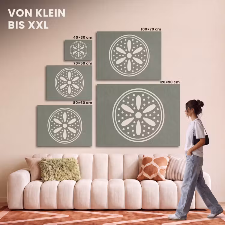 Akustikbild - Muster – Kreis – Abstrakt – Grün – Dekoration — 7
