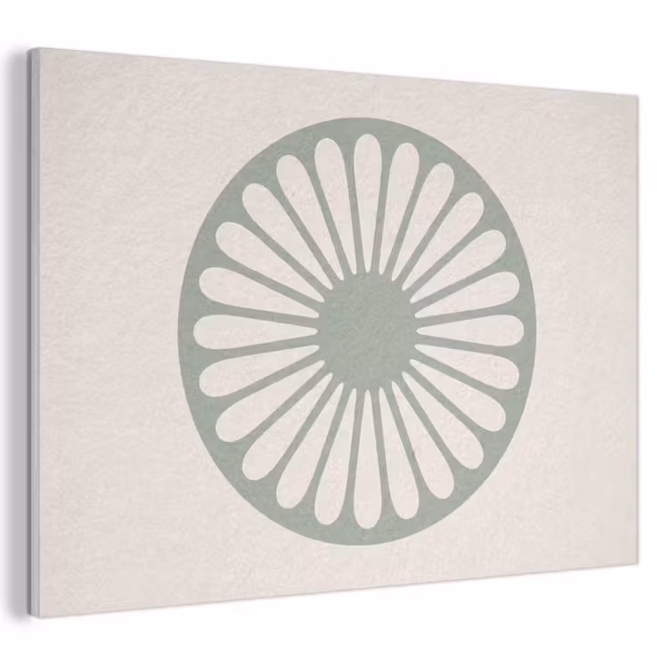 Akustikbild - Zusammenfassung – Muster – Radial – Modern – Grün — 1