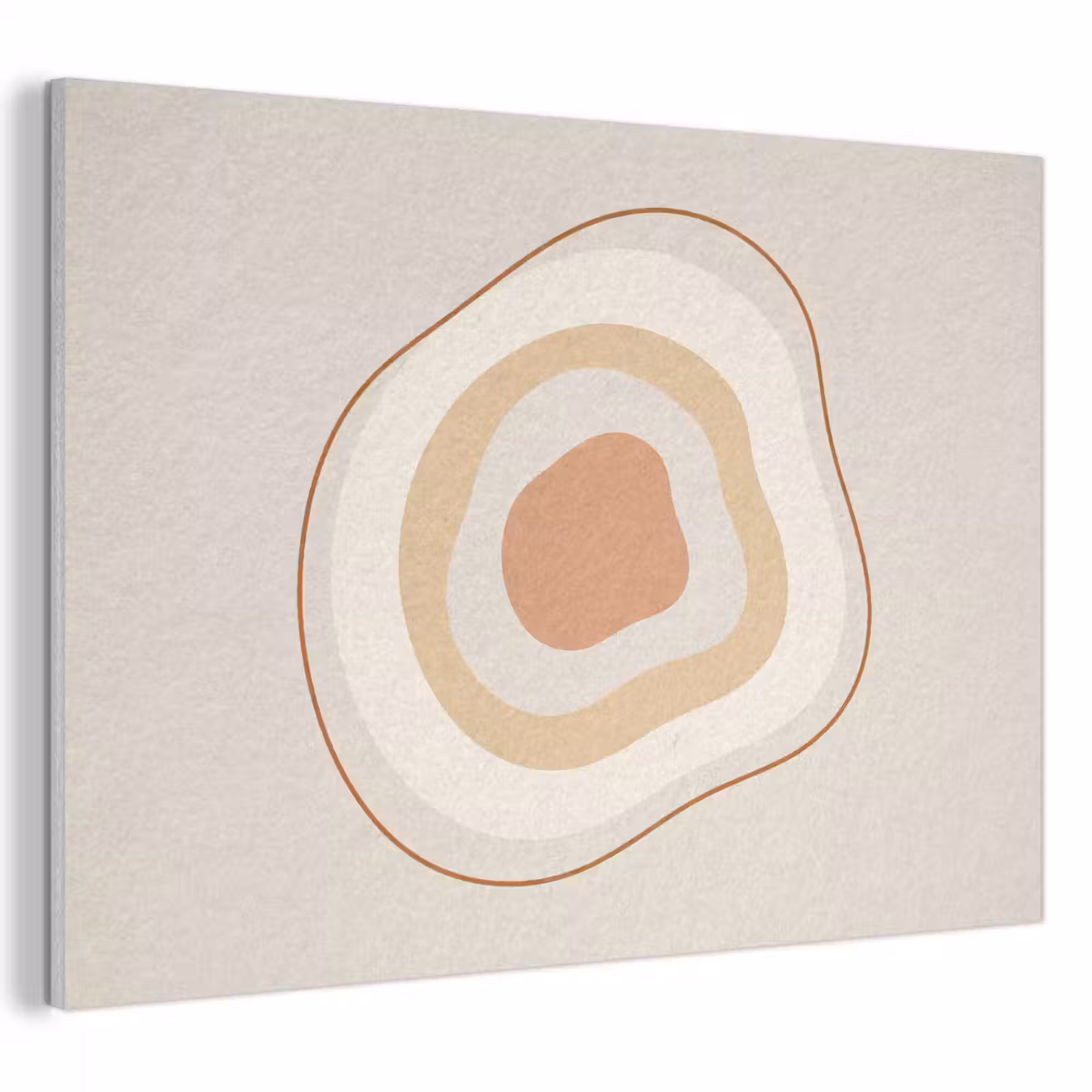 Akustikbild - Abstrakt – Organisch – Modern – Beige – Kunst — 1