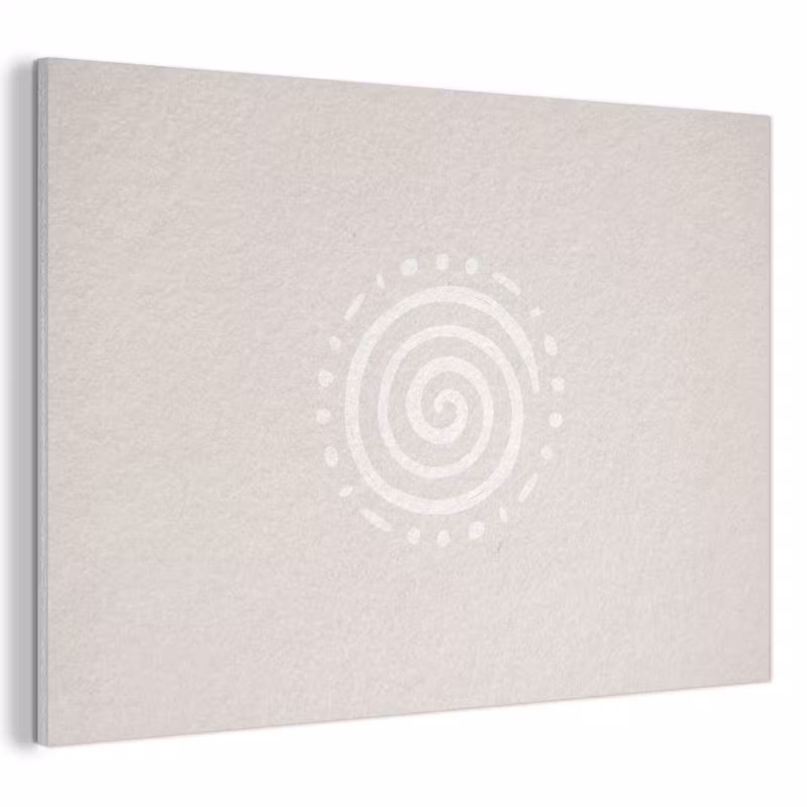 Akustikbild - Symbol – Spirale – Abstrakt – Minimalistisch – Beige — 1