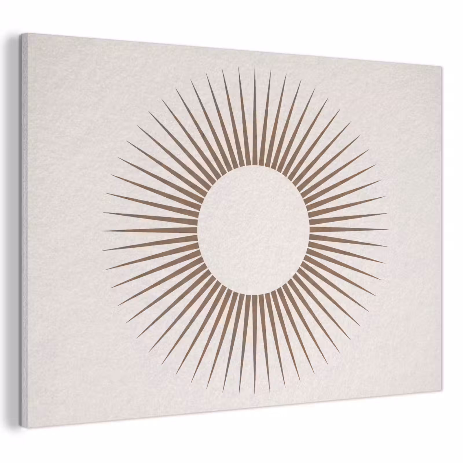 Akustikbild - Zusammenfassung – Sonne – Symbol – Modern – Beige — 1