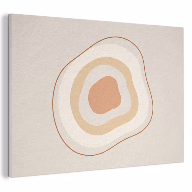 Akustikbild - Abstrakt – Organisch – Modern – Beige – Kunst — 1