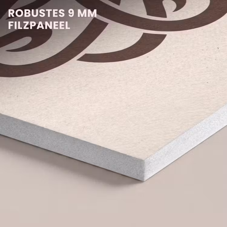 Akustikbild - Muster – Knopf – Abstrakt – Modern – Braun — 5