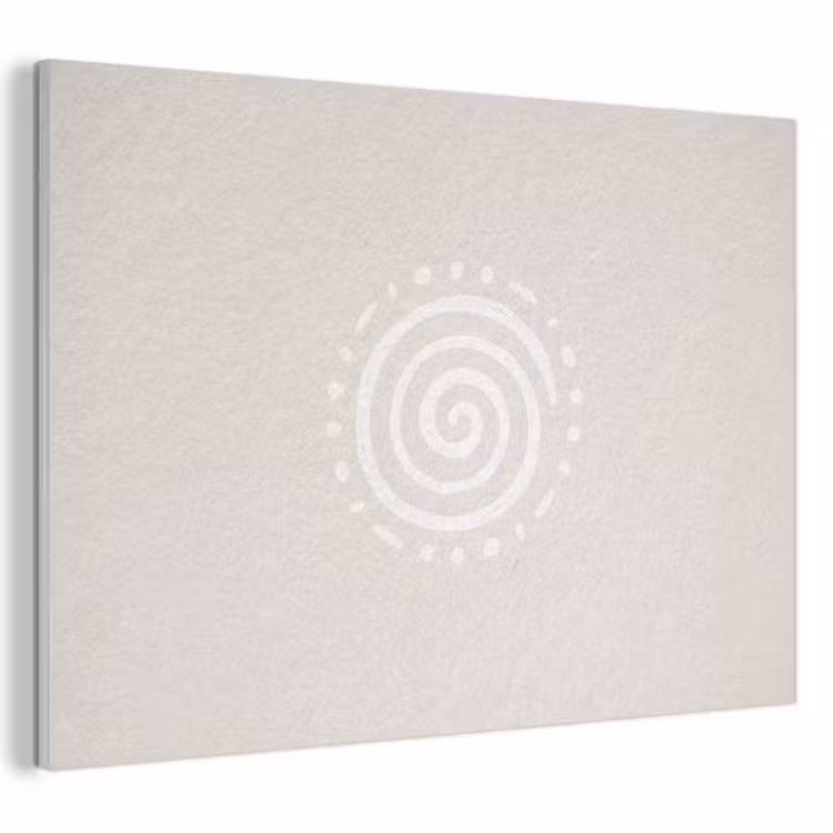 Akustikbild - Symbol – Spirale – Abstrakt – Minimalistisch – Beige — 1