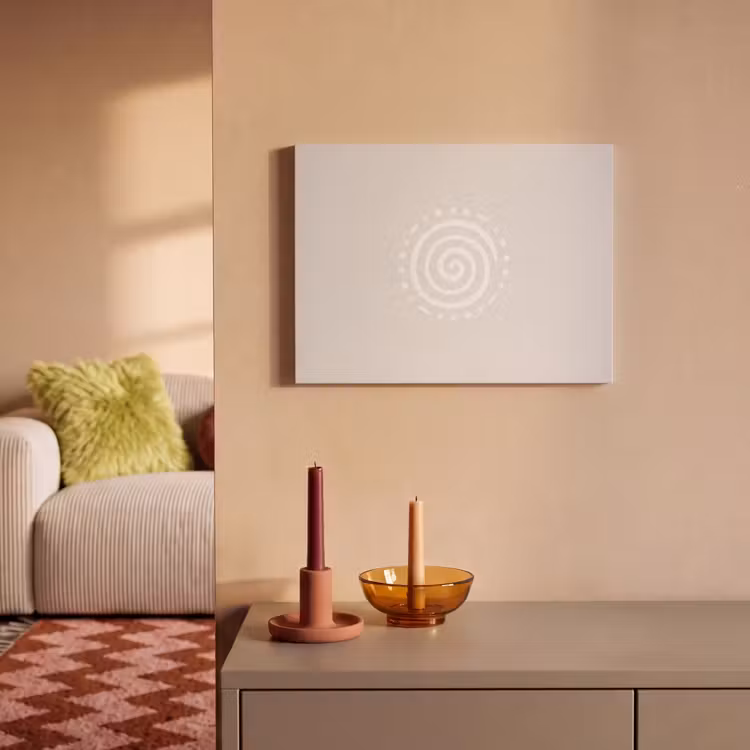Akustikbild - Symbol – Spirale – Abstrakt – Minimalistisch – Beige — 2