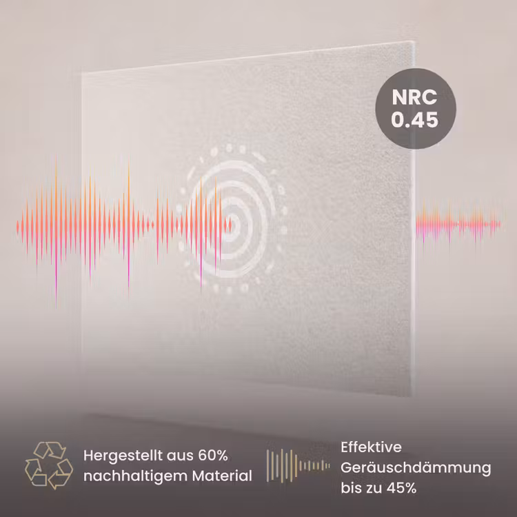 Akustikbild - Symbol – Spirale – Abstrakt – Minimalistisch – Beige — 3
