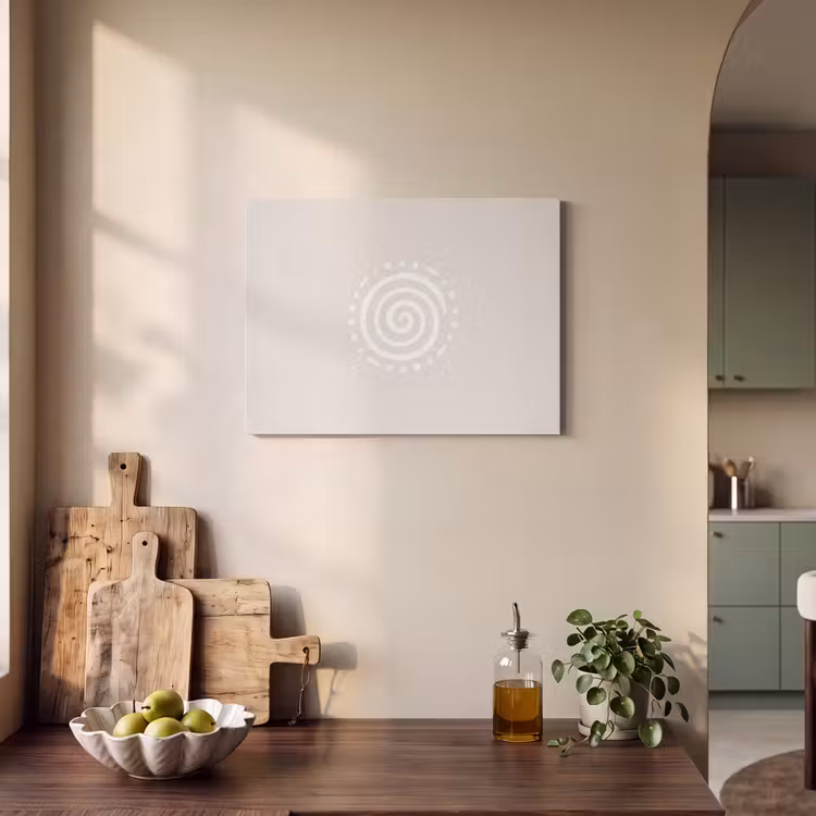 Akustikbild - Symbol – Spirale – Abstrakt – Minimalistisch – Beige — 4