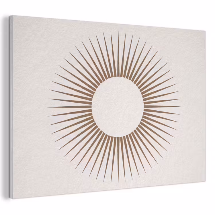 Akustikbild - Zusammenfassung – Sonne – Symbol – Modern – Beige — 1