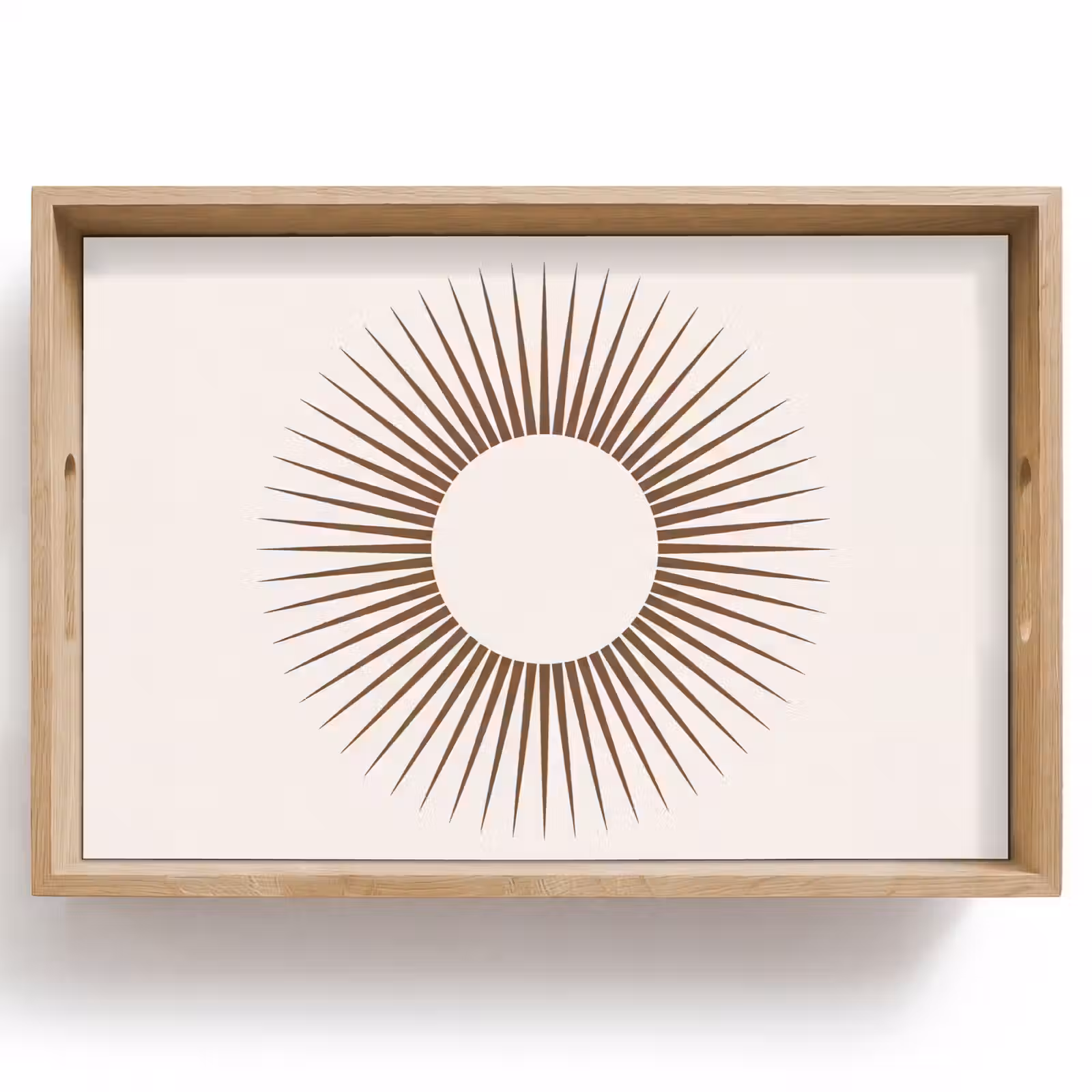 Tablett - Zusammenfassung – Sonne – Symbol – Modern – Beige — 1