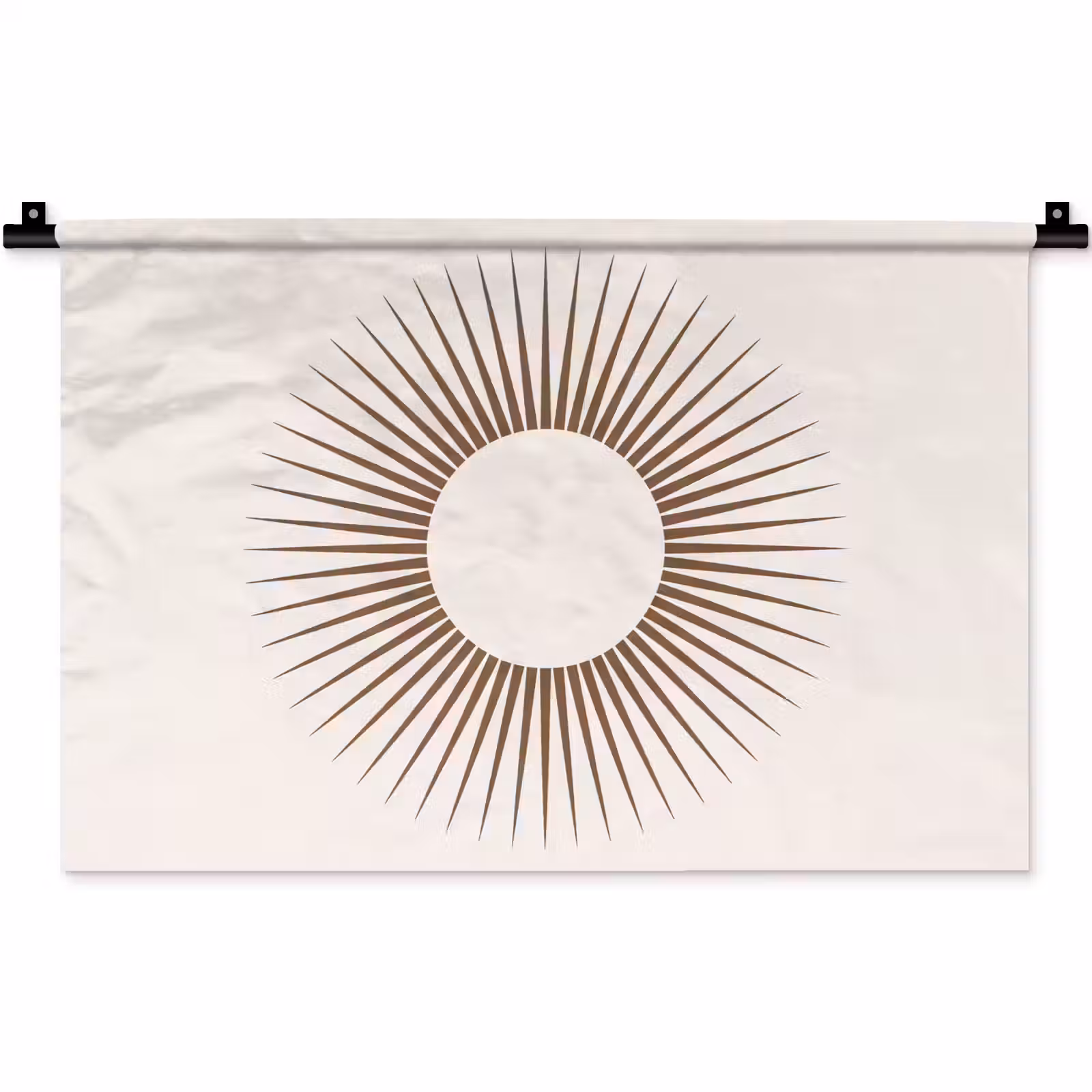 Wandteppich - Zusammenfassung – Sonne – Symbol – Modern – Beige — 1