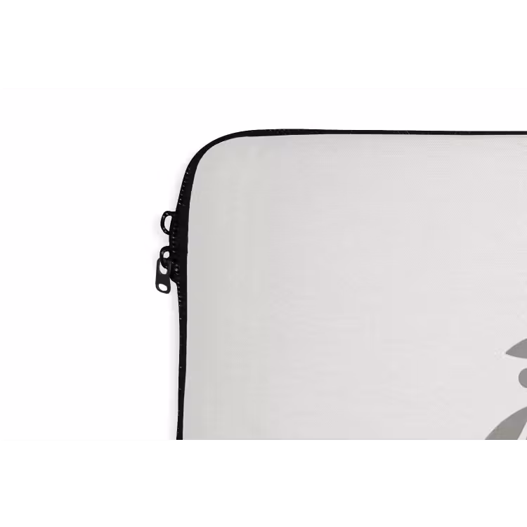 Laptop hülle - Kranz – Blätter – Natur – Minimalistisch – Grau — 5
