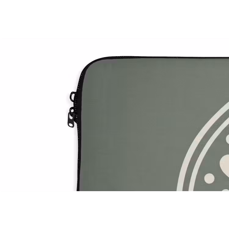 Laptop hülle - Muster – Kreis – Abstrakt – Grün – Dekoration — 5