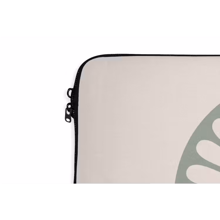 Laptop hülle - Zusammenfassung – Muster – Radial – Modern – Grün — 5
