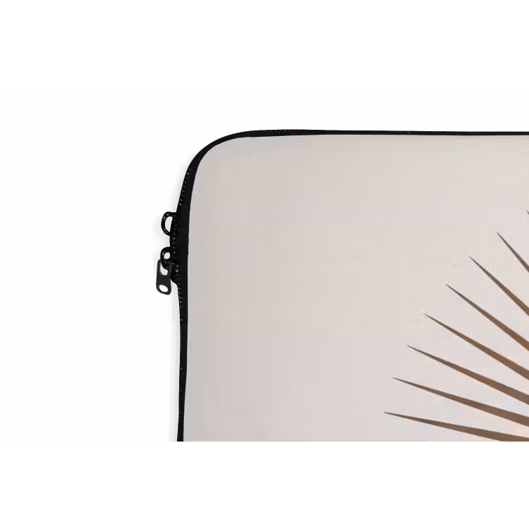 Laptop hülle - Zusammenfassung – Sonne – Symbol – Modern – Beige — 5