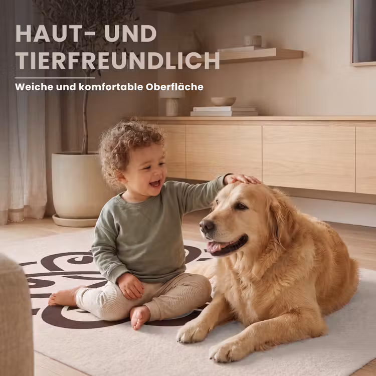 Teppich - Muster – Knopf – Abstrakt – Modern – Braun — 6