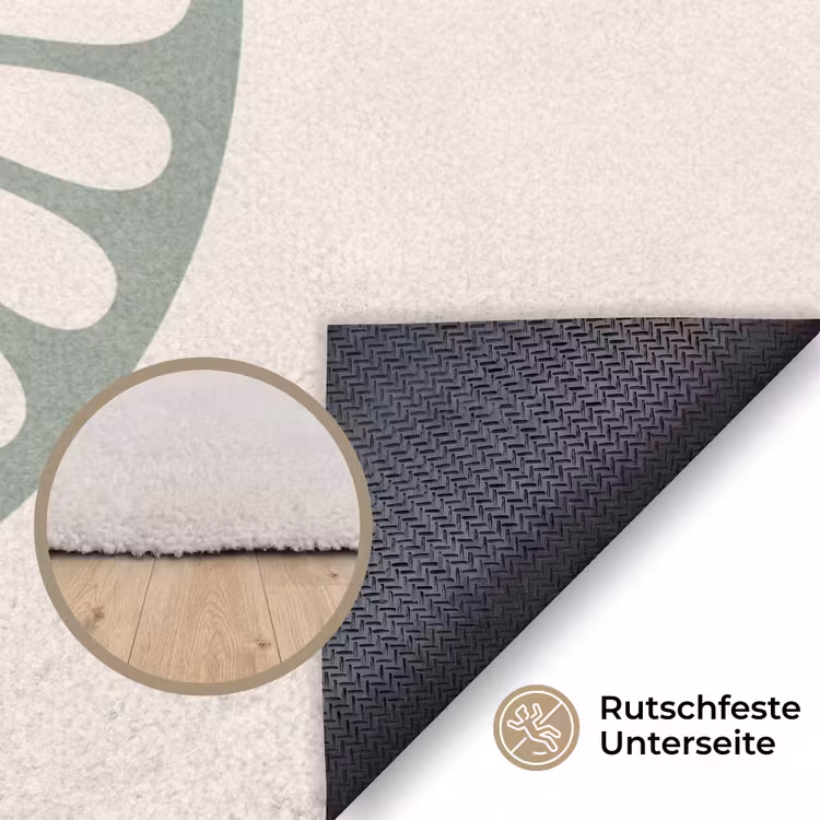 Teppich - Zusammenfassung – Muster – Radial – Modern – Grün — 4