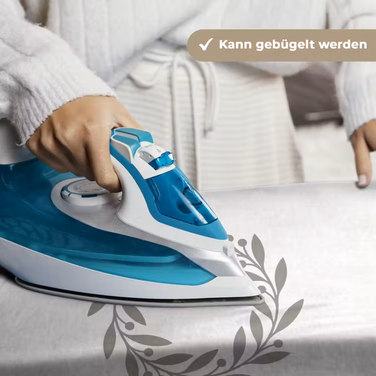 Wandteppich - Kranz – Blätter – Natur – Minimalistisch – Grau — 10
