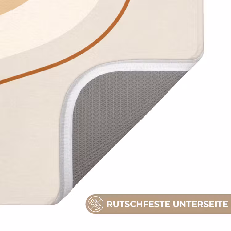 WC Vorleger - Abstrakt – Organisch – Modern – Beige – Kunst — 3