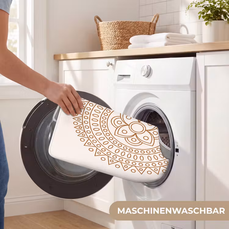 WC Vorleger - Mandala – Geometrisch – Abstrakt – Orientalisch – Braun — 7