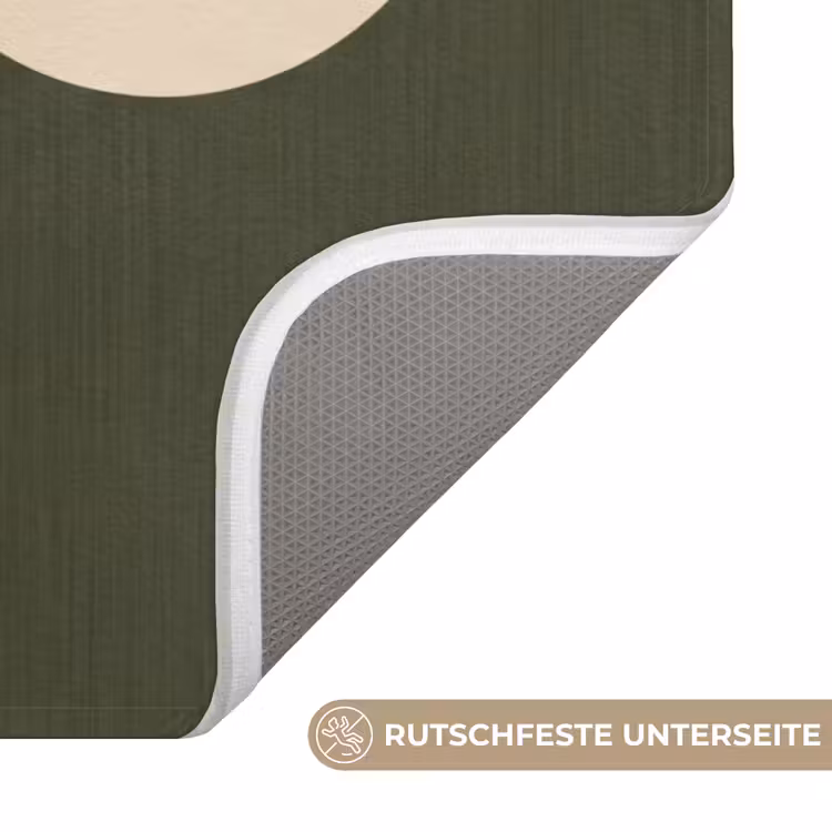 WC Vorleger - Muster – Spirale – Abstrakt – Modern – Grün — 3