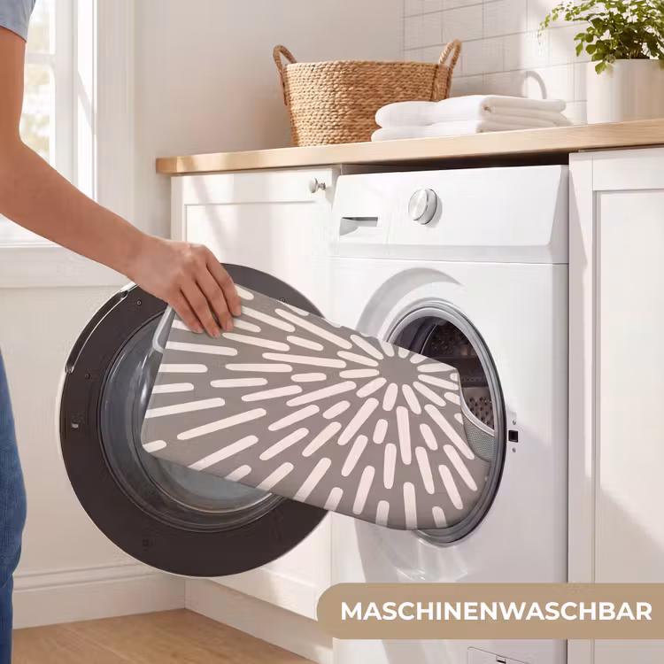 WC Vorleger - Muster – Strahlen – Abstrakt – Modern – Grau — 7
