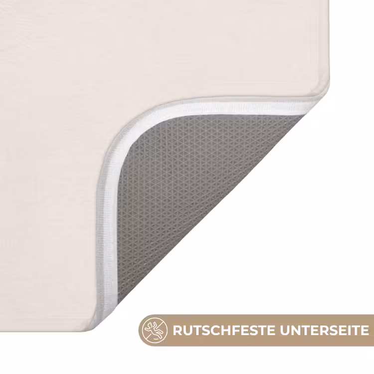 WC Vorleger - Symbol – Spirale – Abstrakt – Minimalistisch – Beige — 3