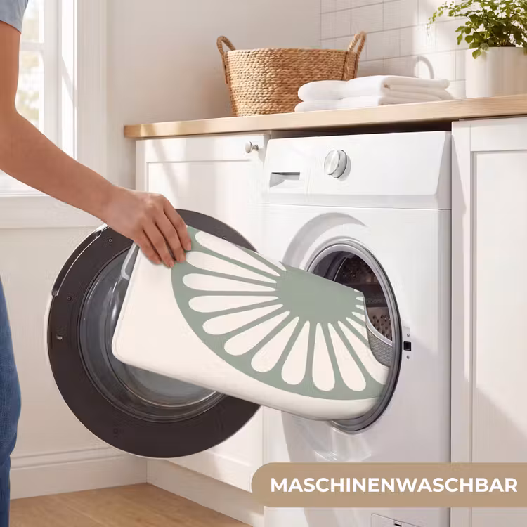 WC Vorleger - Zusammenfassung – Muster – Radial – Modern – Grün — 7