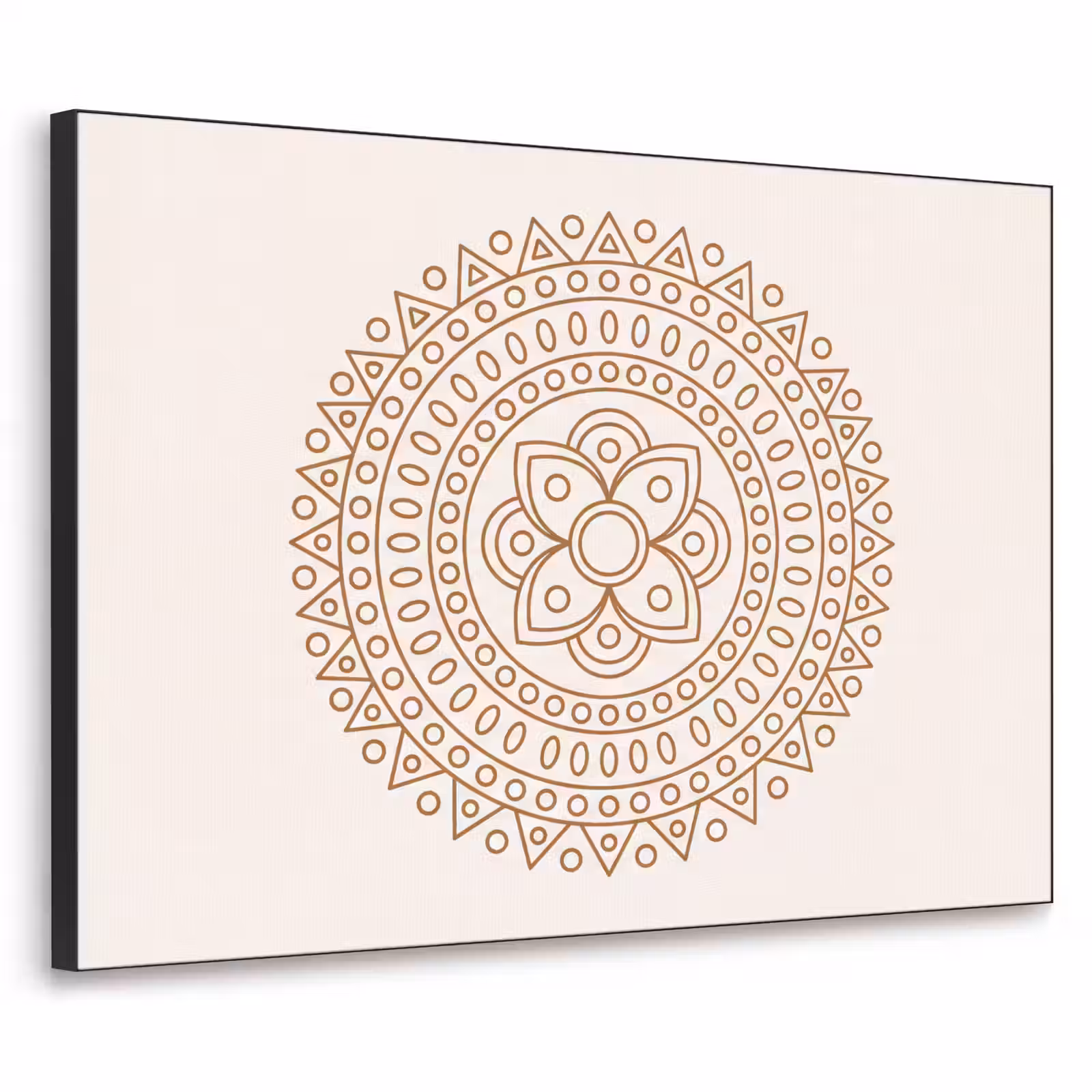 Art Frame - Mandala – Geometrisch – Abstrakt – Orientalisch – Braun — 1
