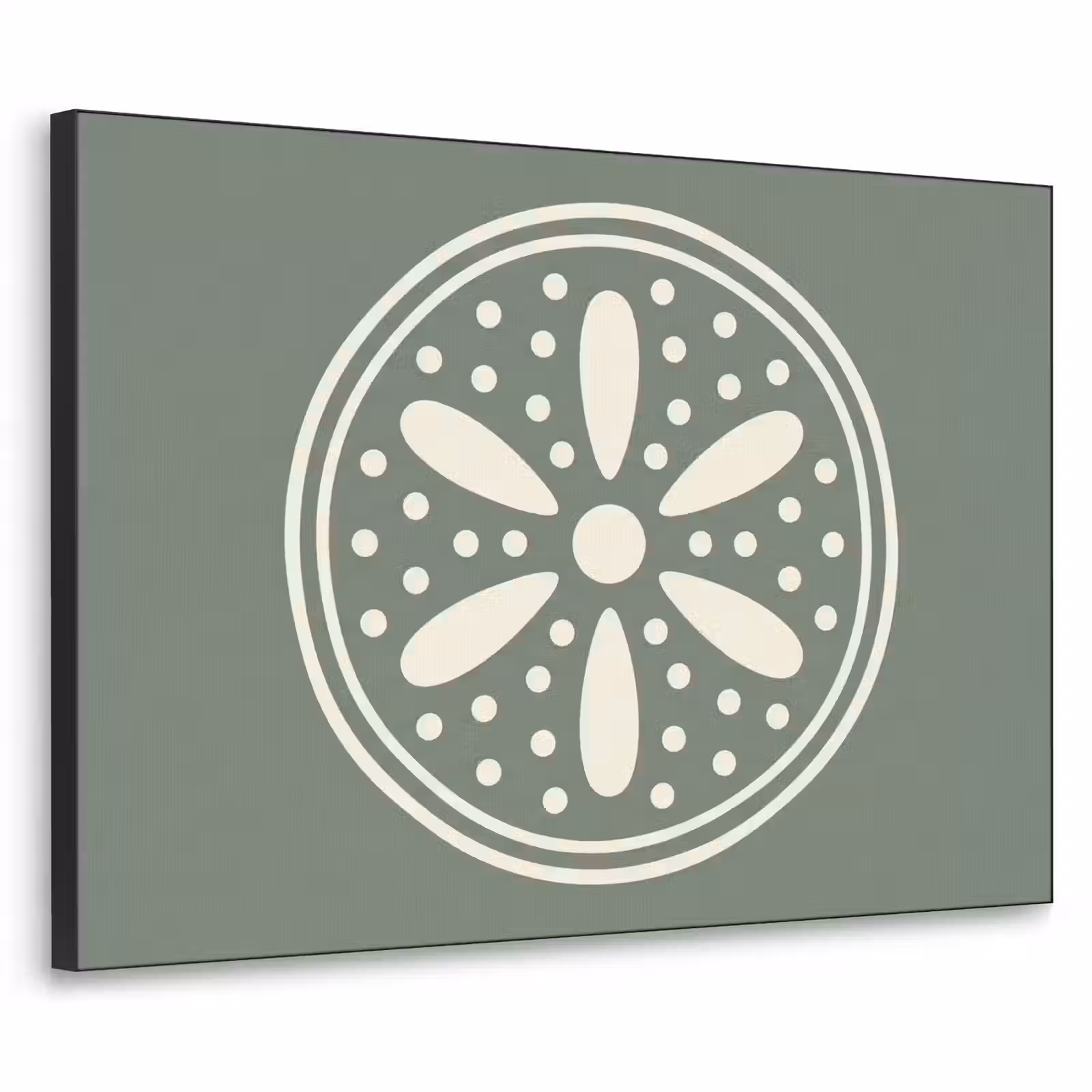 Art Frame - Muster – Kreis – Abstrakt – Grün – Dekoration — 1