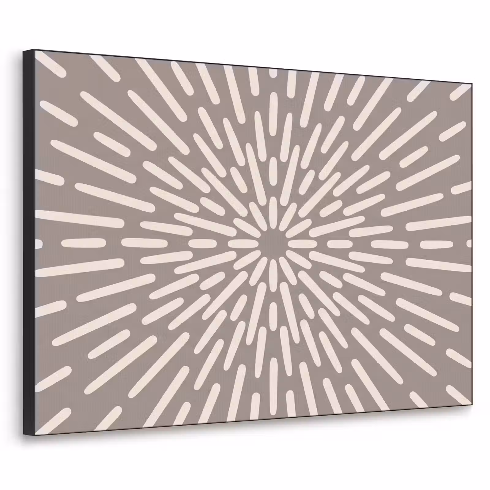 Art Frame - Muster – Strahlen – Abstrakt – Modern – Grau — 1